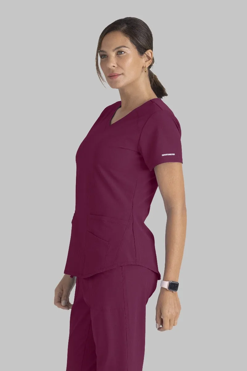 SKECHERS BREEZE 3-POCKET SHAPED HEM TOP