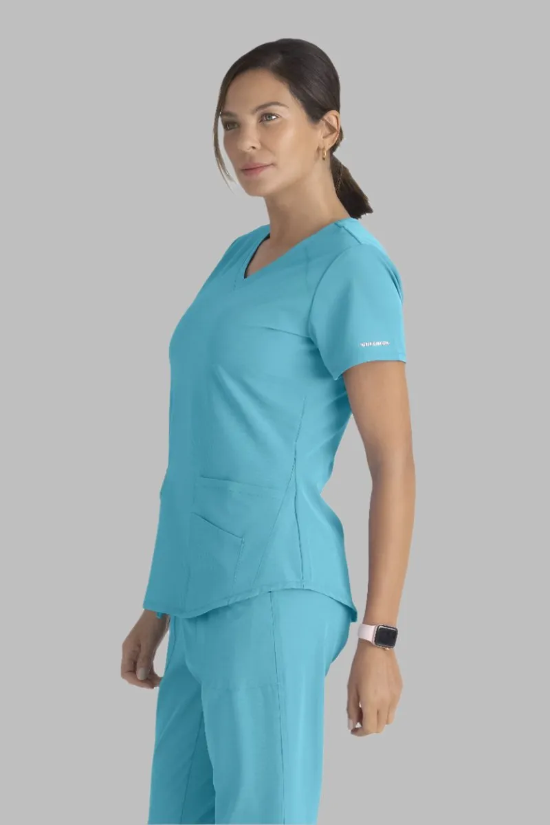 SKECHERS BREEZE 3-POCKET SHAPED HEM TOP