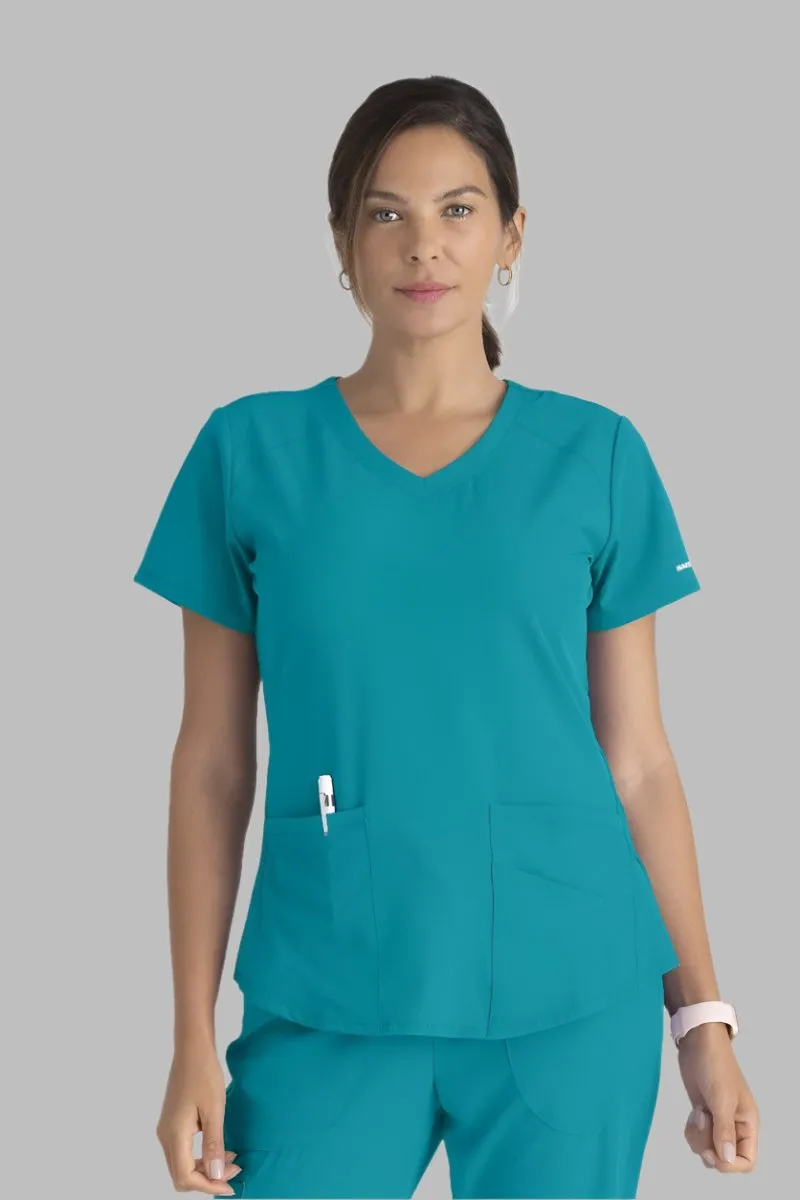 SKECHERS BREEZE 3-POCKET SHAPED HEM TOP