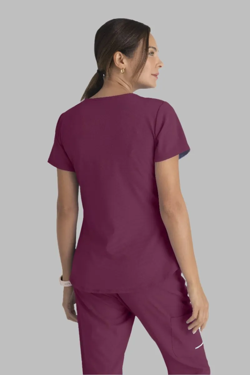 SKECHERS BREEZE 3-POCKET SHAPED HEM TOP