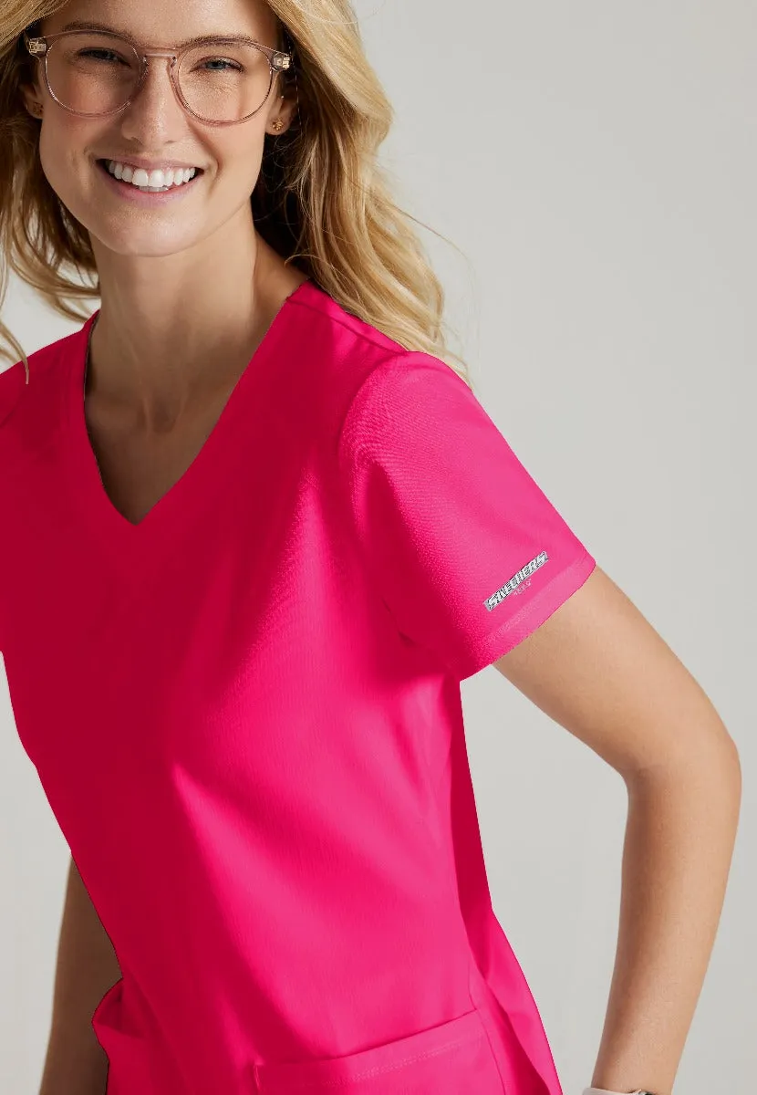 SKECHERS BREEZE 3-POCKET SHAPED HEM TOP