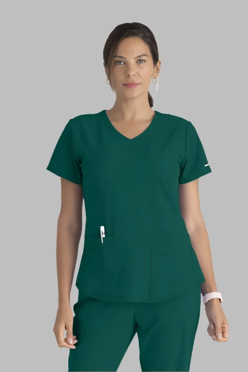 SKECHERS BREEZE 3-POCKET SHAPED HEM TOP