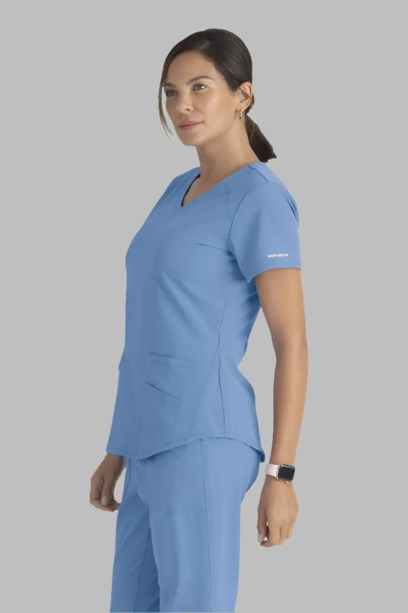 SKECHERS BREEZE 3-POCKET SHAPED HEM TOP