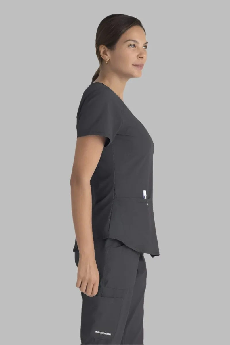 SKECHERS BREEZE 3-POCKET SHAPED HEM TOP