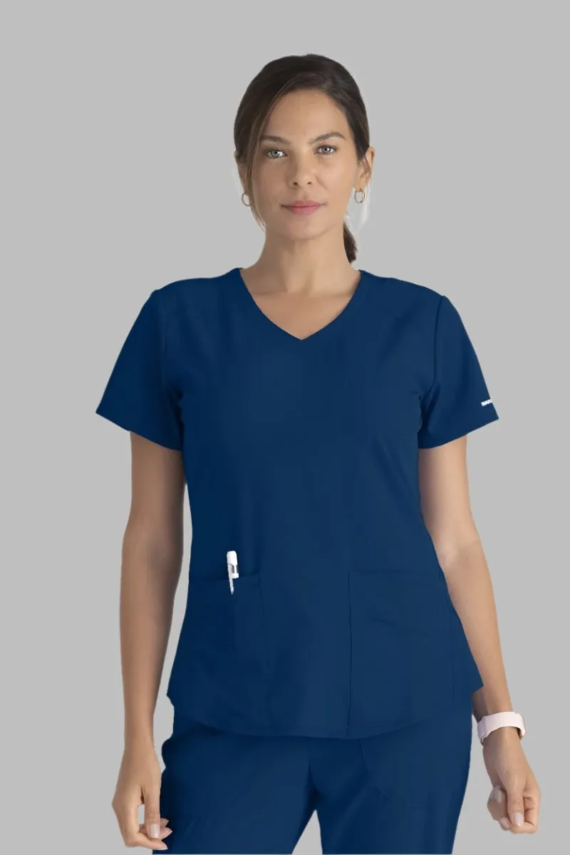 SKECHERS BREEZE 3-POCKET SHAPED HEM TOP