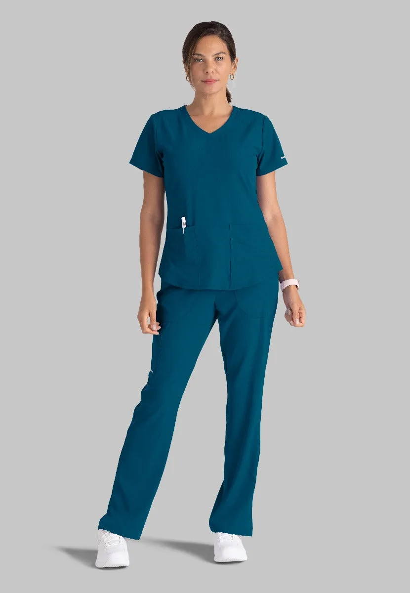 SKECHERS BREEZE 3-POCKET SHAPED HEM TOP