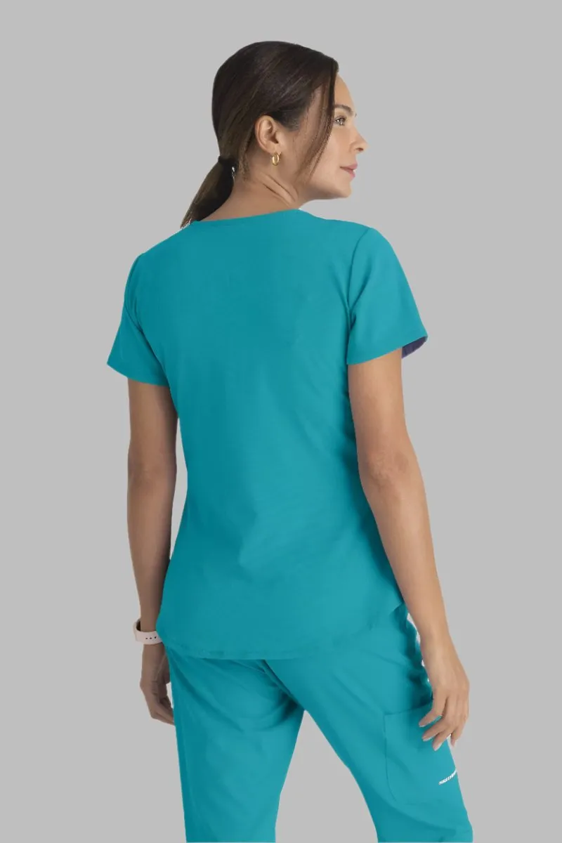 SKECHERS BREEZE 3-POCKET SHAPED HEM TOP