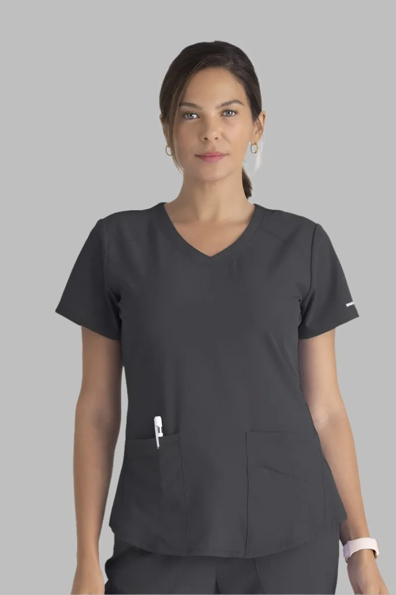 SKECHERS BREEZE 3-POCKET SHAPED HEM TOP