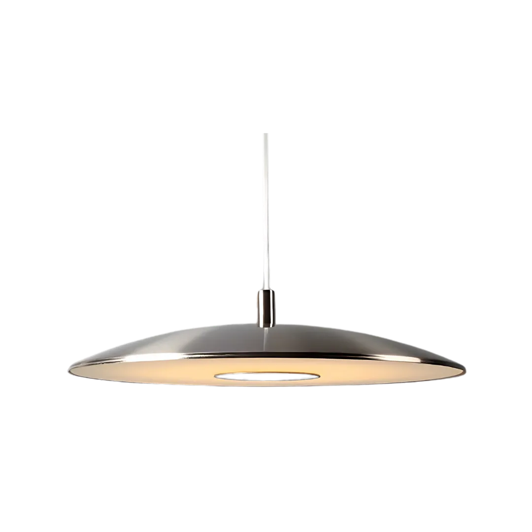Sleek Metallic Pendant Light