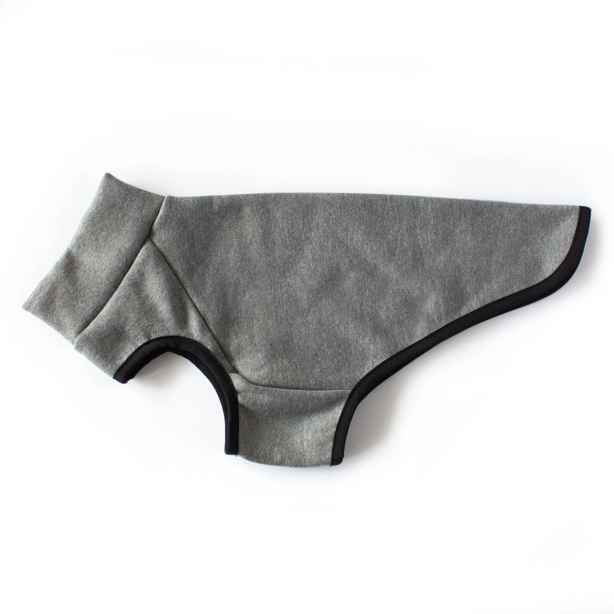 Sleeveless Dog Sweater - Medium Grey