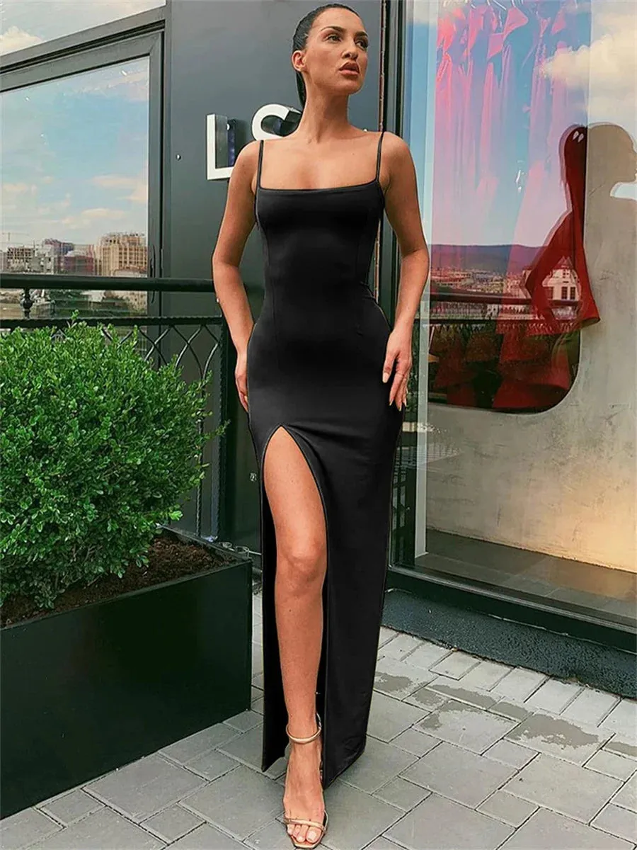 Spaghetti Strap Sleeve Dress