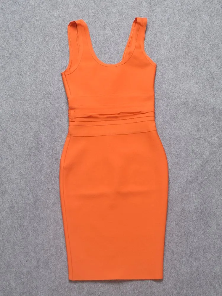 Square Collar Spaghetti Strap