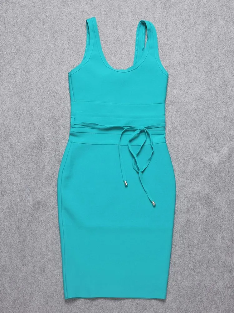 Square Collar Spaghetti Strap