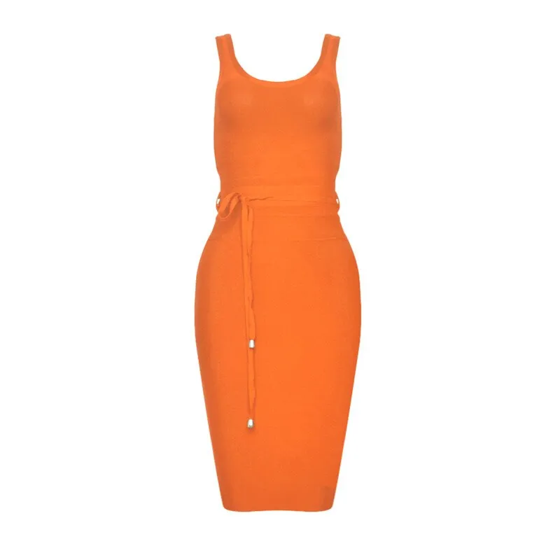 Square Collar Spaghetti Strap