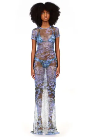 Superbloom Netting Maxi Dress