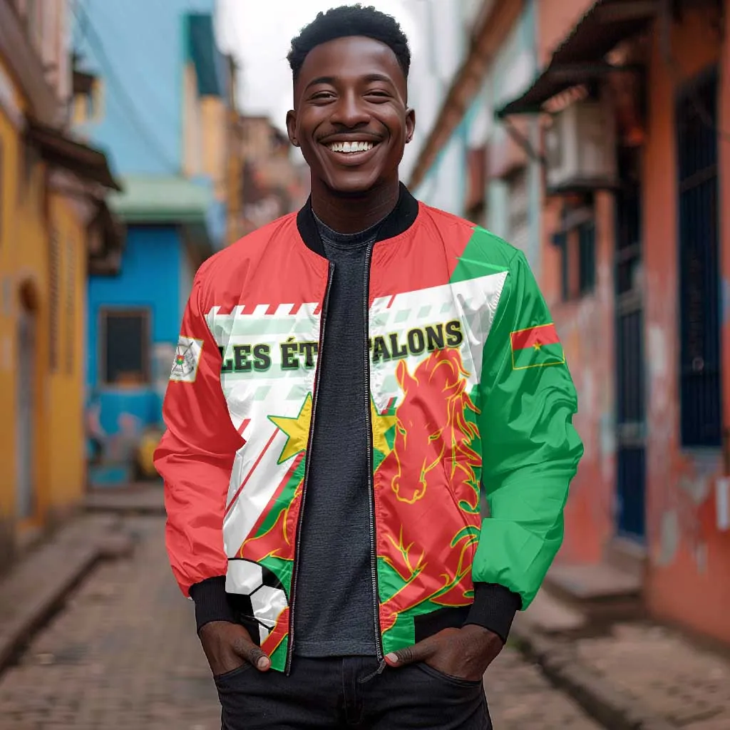Support Les Etalons - Burkina Faso Football Bomber Jacket LT01