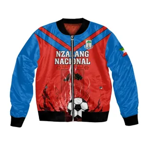 Support Nzalang Nacional - Equatorial Guinea Football Bomber Jacket LT01