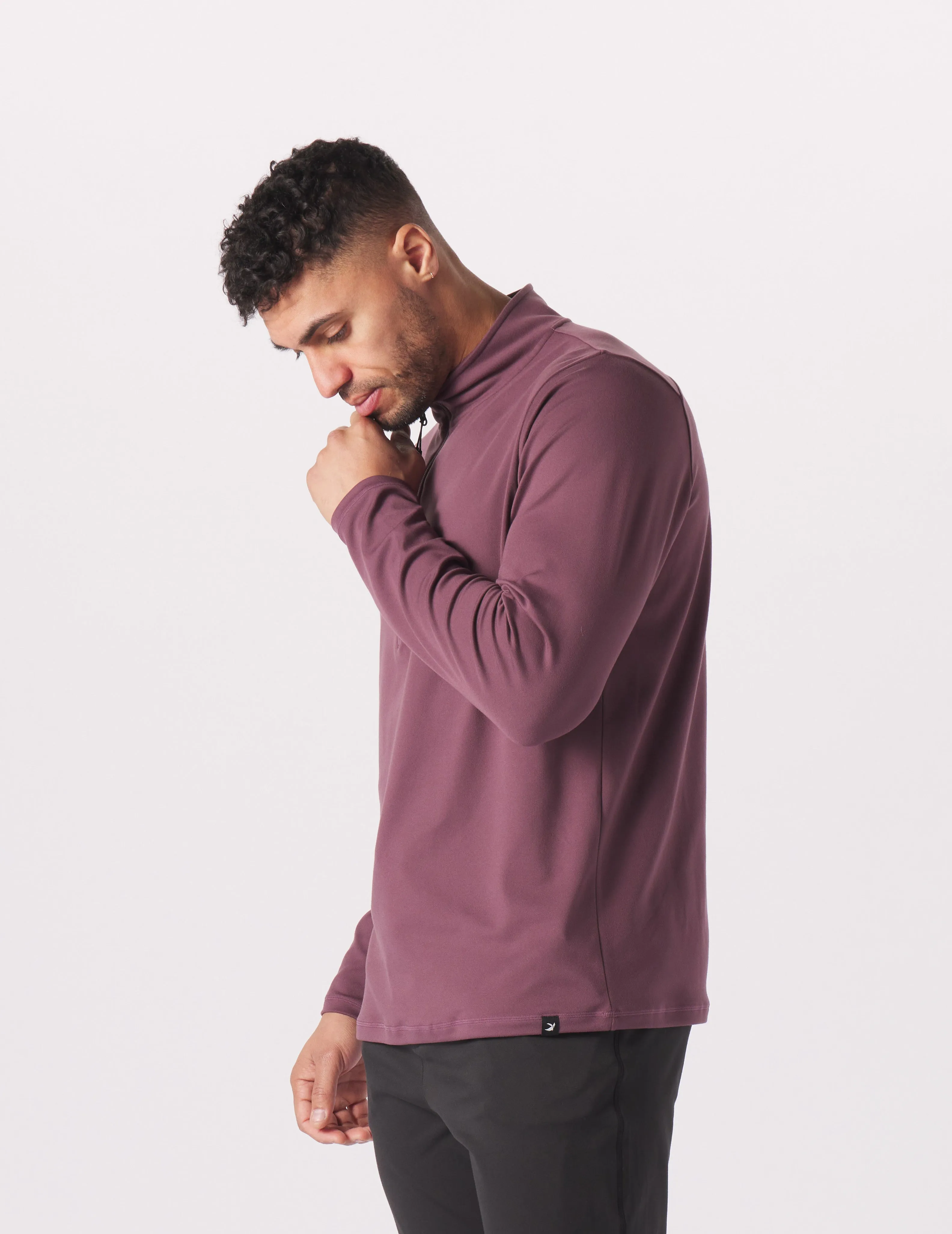 Tahoe 1/4 Zip: Berry Wine