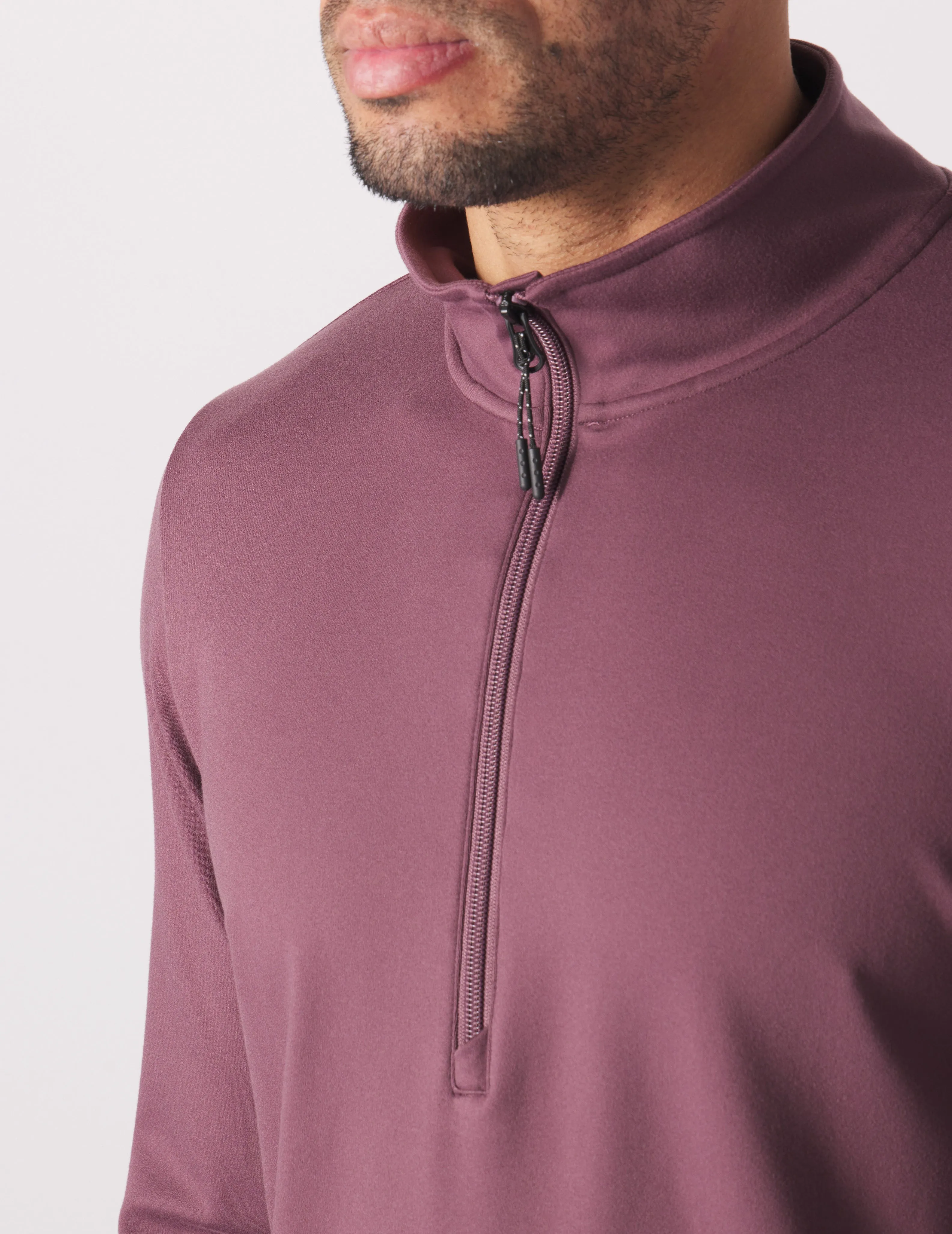 Tahoe 1/4 Zip: Berry Wine