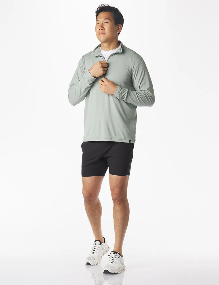 Tahoe 1/4 Zip: Sage