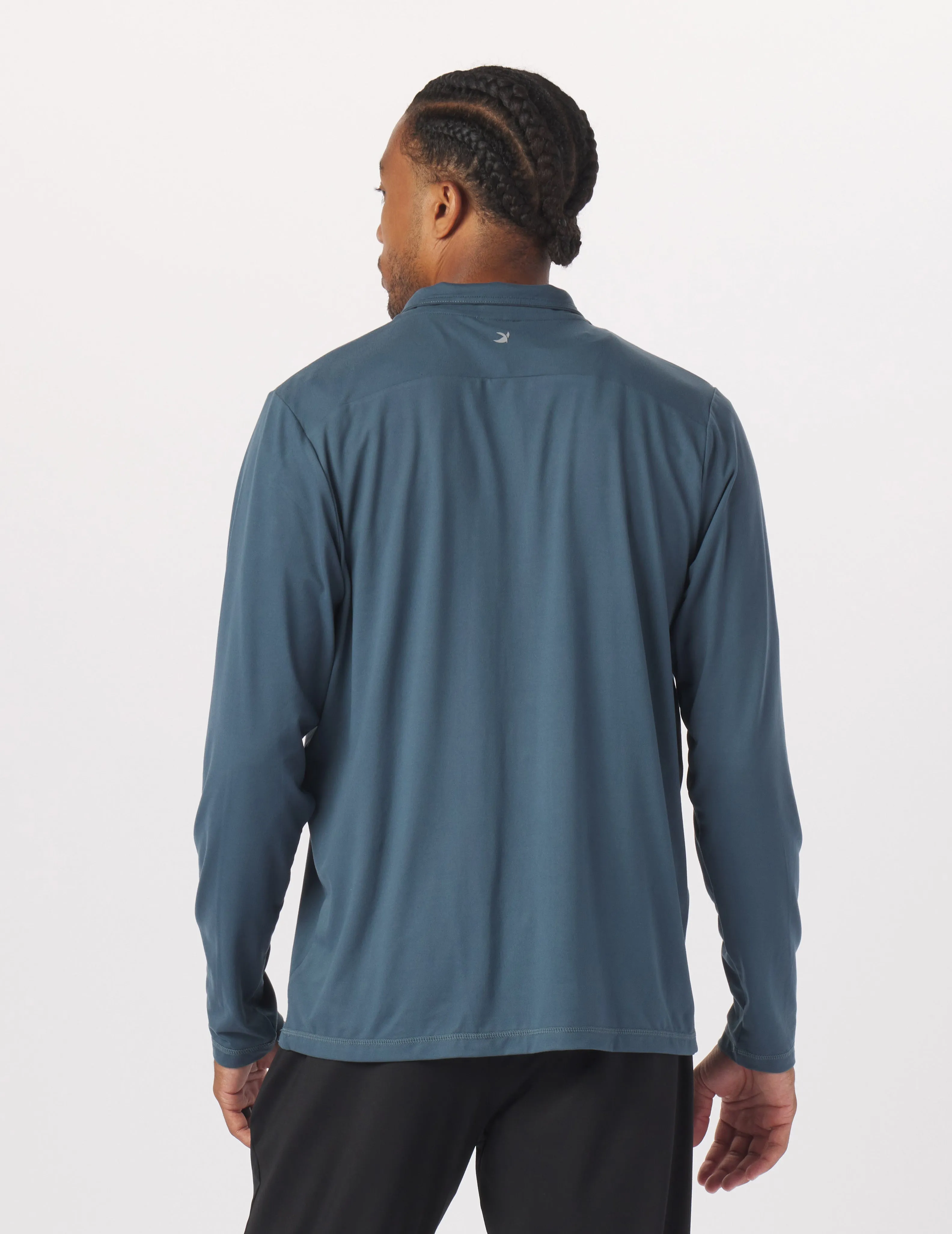 Tahoe 1/4 Zip: Steel Blue