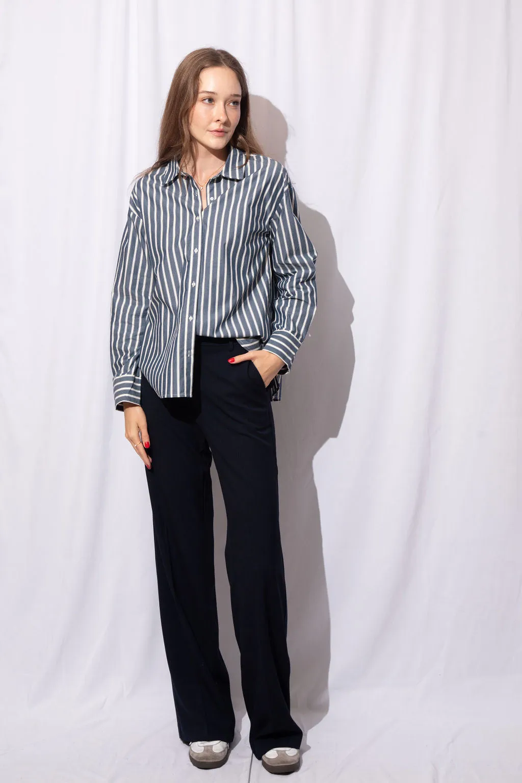Taylor Striped Button Up