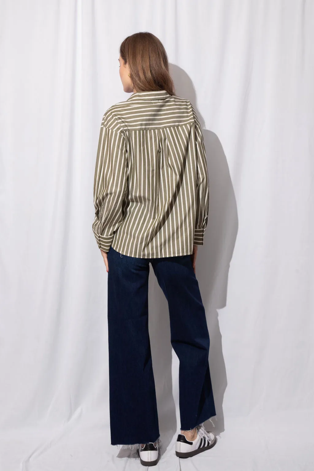 Taylor Striped Button Up