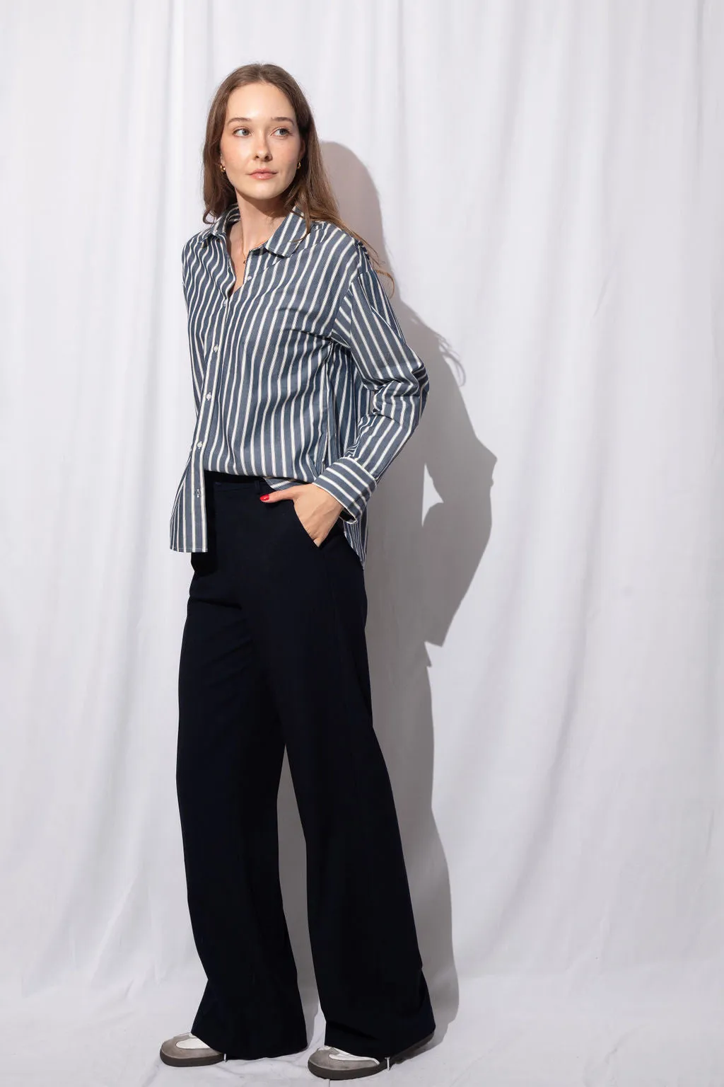 Taylor Striped Button Up