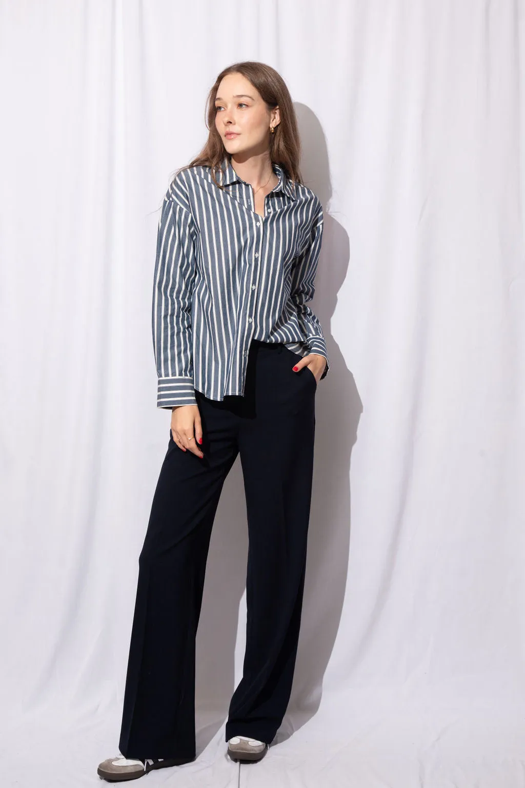 Taylor Striped Button Up