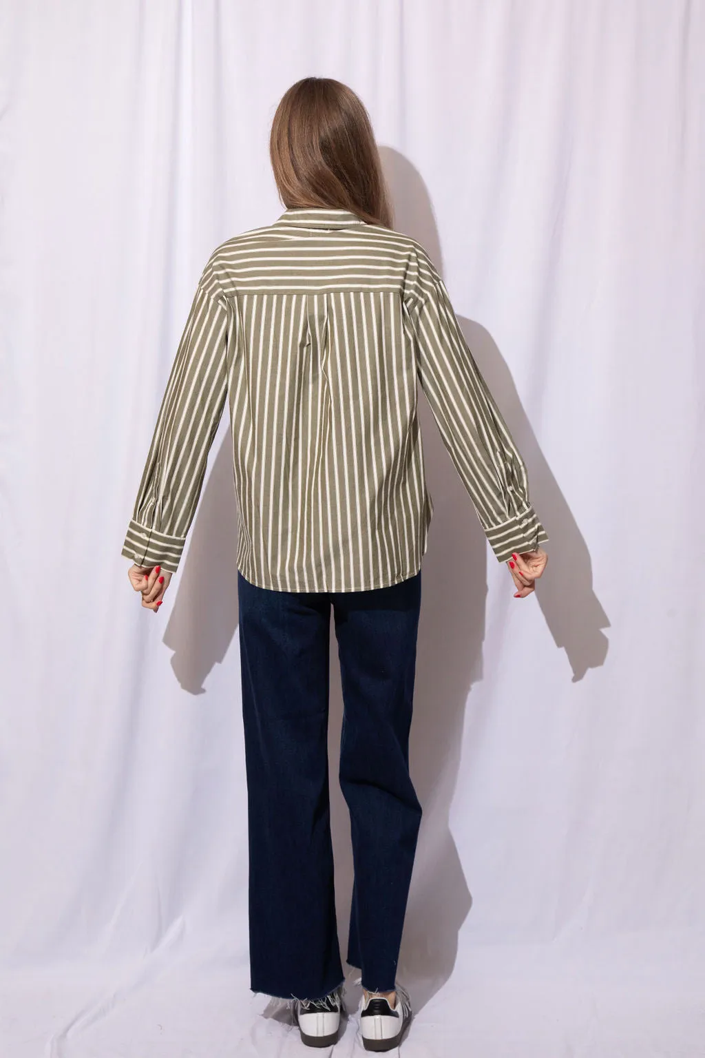Taylor Striped Button Up