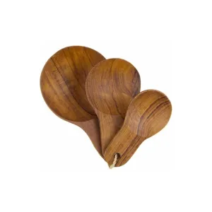 Teak Root Measuring Spoons, Set of 3
