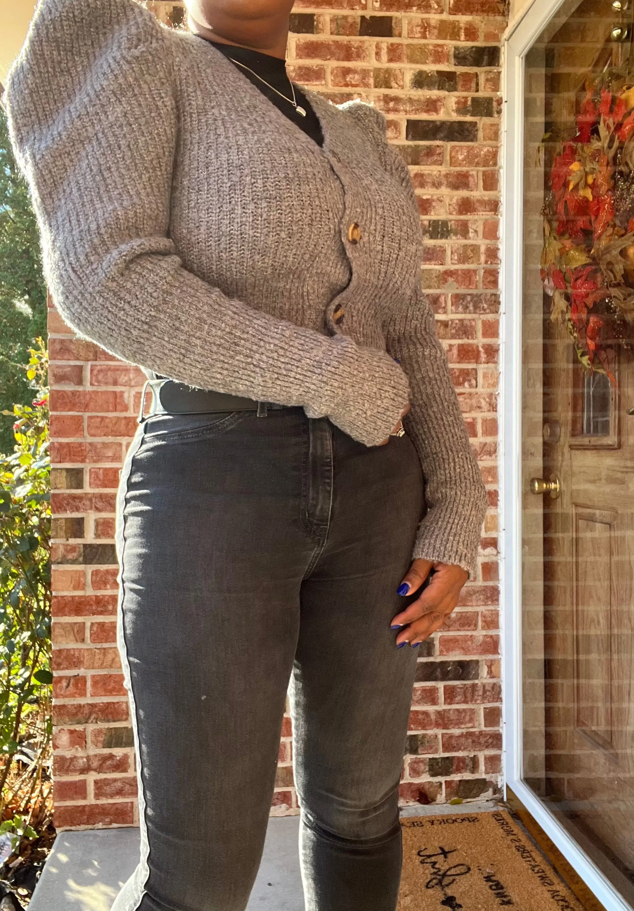 The “CHELSEE” Puff Sleeve Cardigan