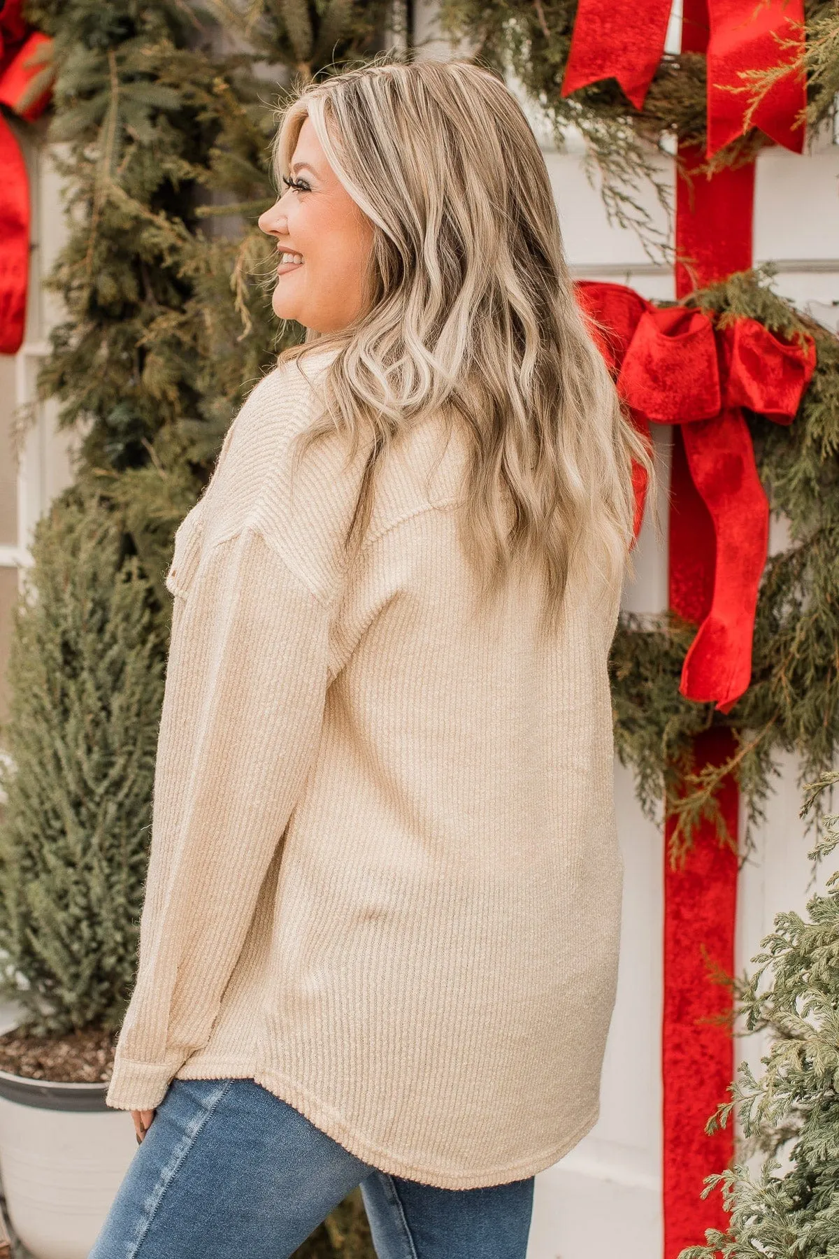 Thread & Supply Catch My Gaze Jacket- Cream