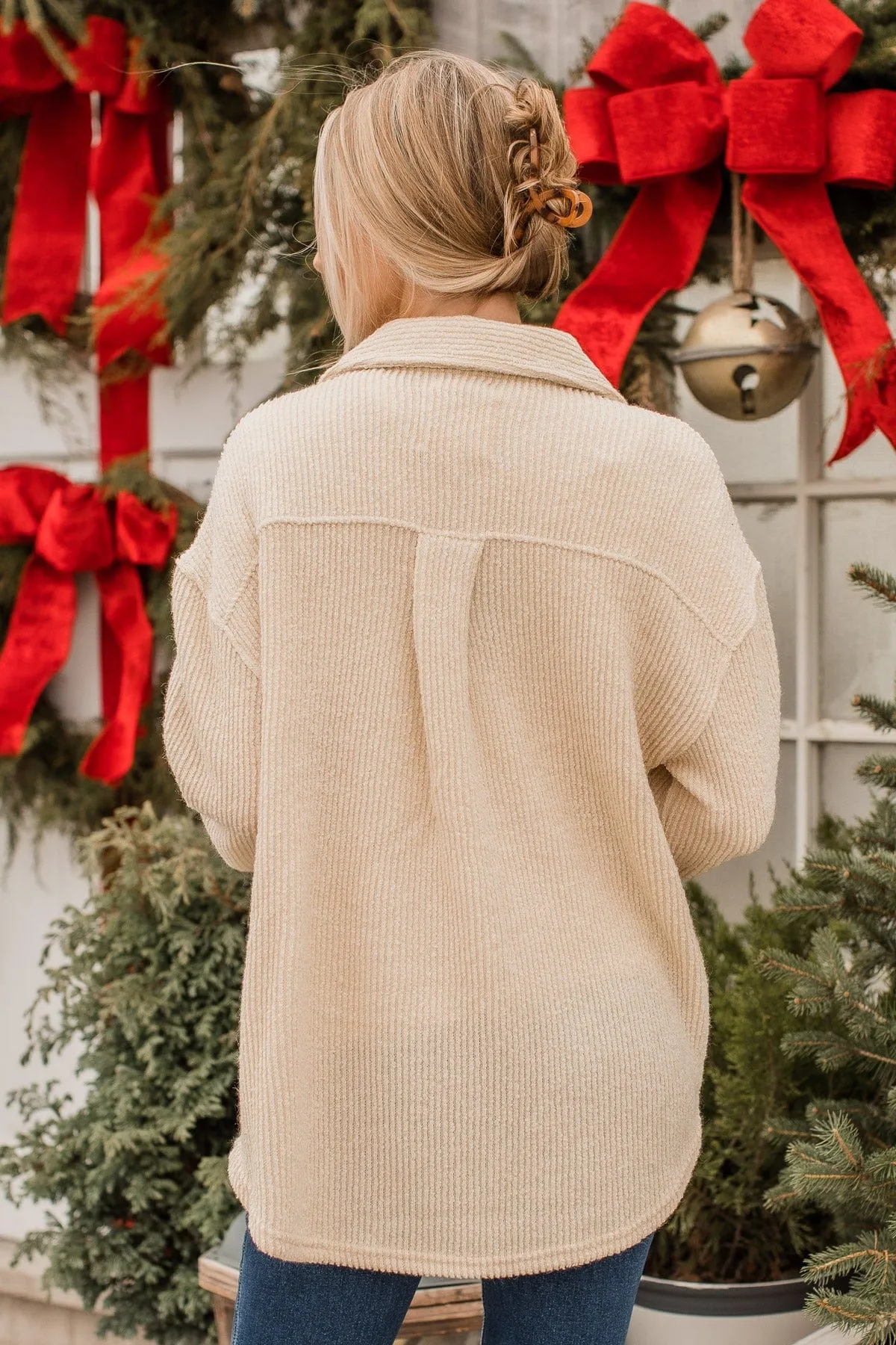 Thread & Supply Catch My Gaze Jacket- Cream