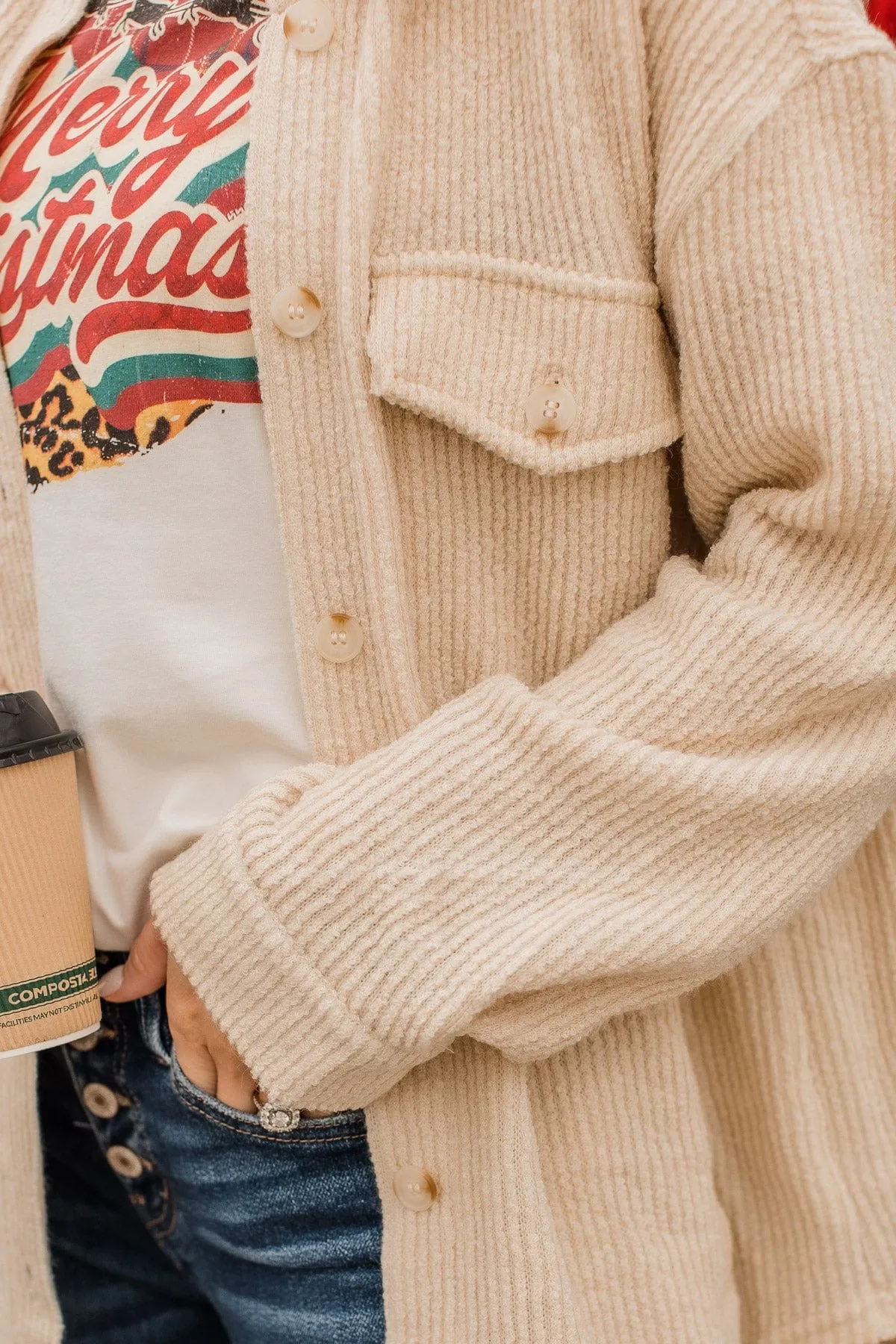 Thread & Supply Catch My Gaze Jacket- Cream