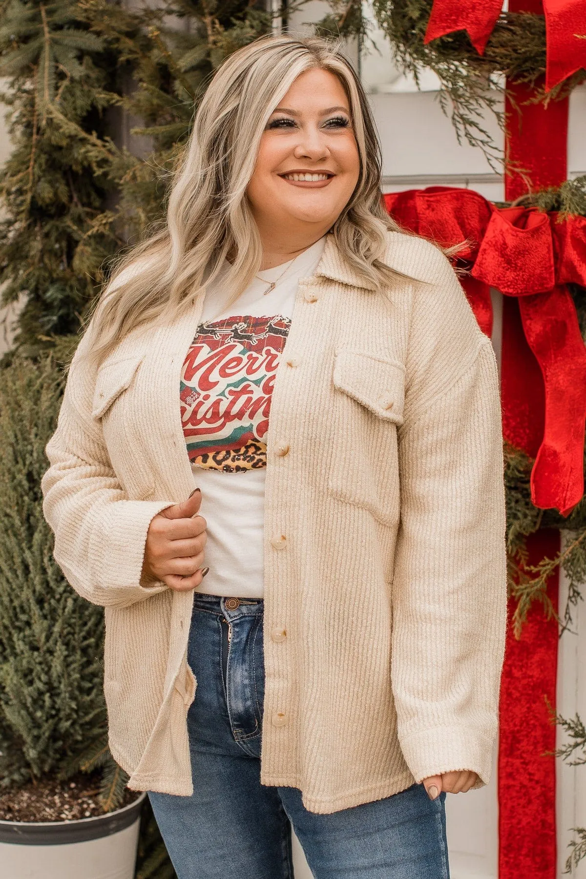 Thread & Supply Catch My Gaze Jacket- Cream