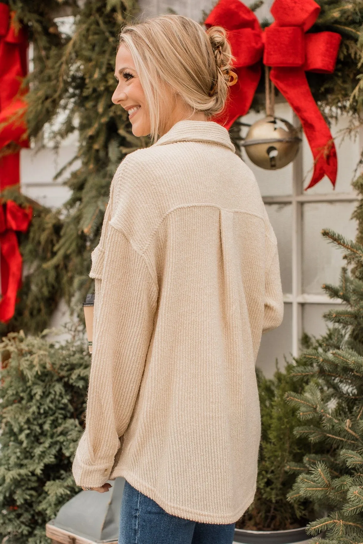 Thread & Supply Catch My Gaze Jacket- Cream