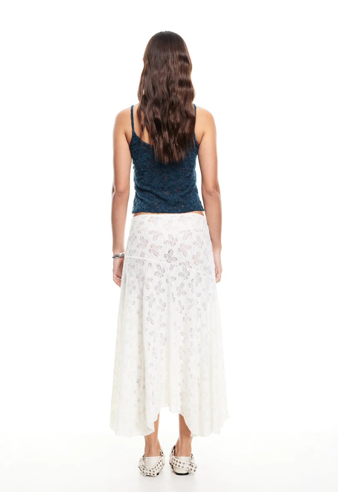 TIDAL MIDI SKIRT - FOAM