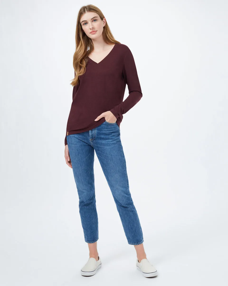 TreeBlend V-Neck Longsleeve T-Shirt