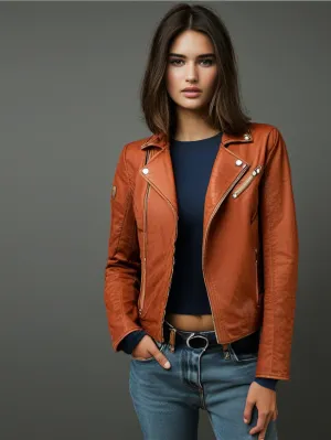 Trendy Notch Moto Leather Jacket