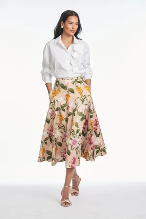 TRIXIE SKIRT - FRENCH BRISTRE BLOSSOMS
