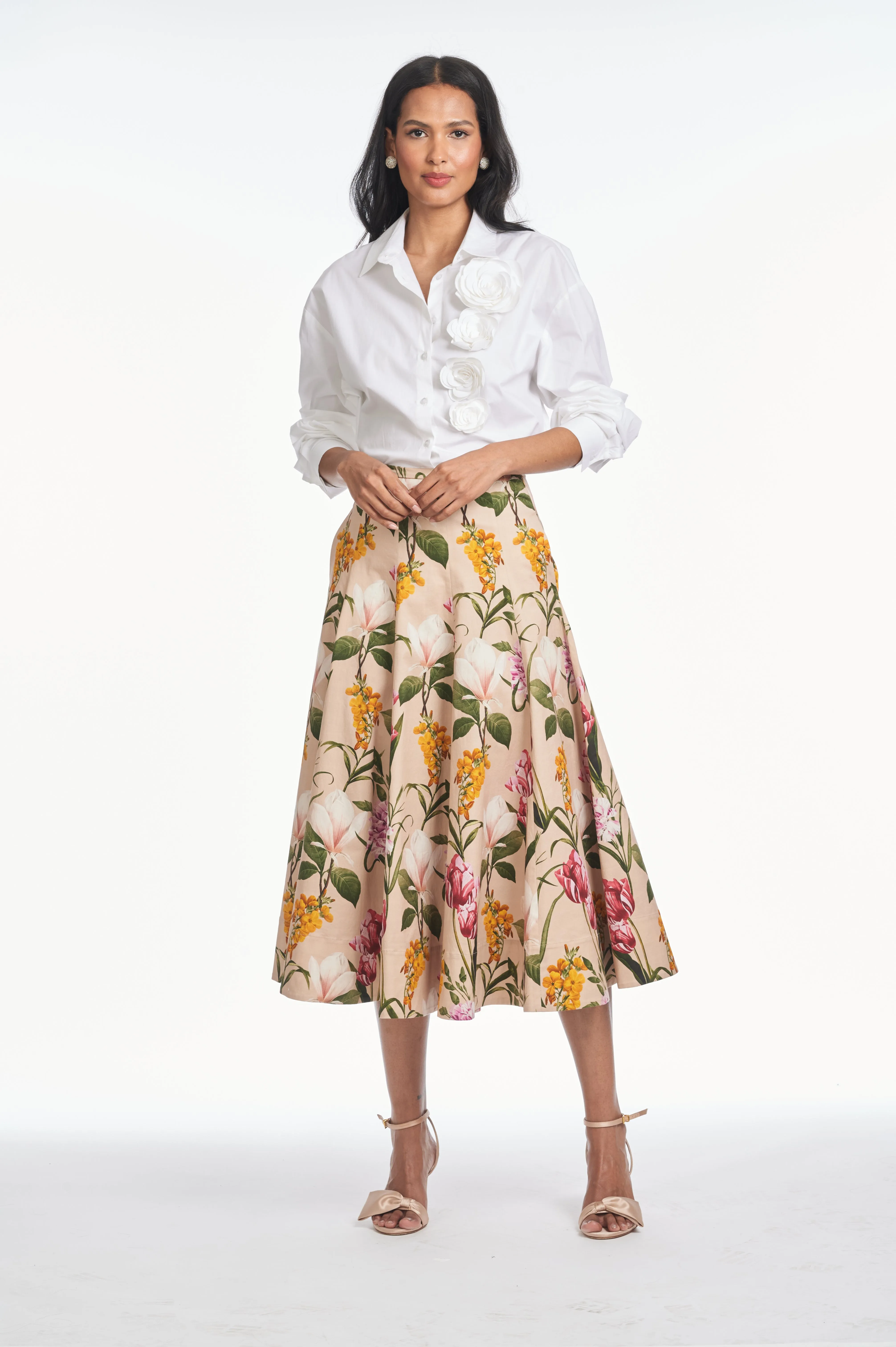 TRIXIE SKIRT - FRENCH BRISTRE BLOSSOMS