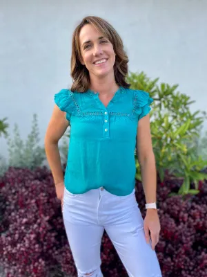 Turquoise & Caicos Top