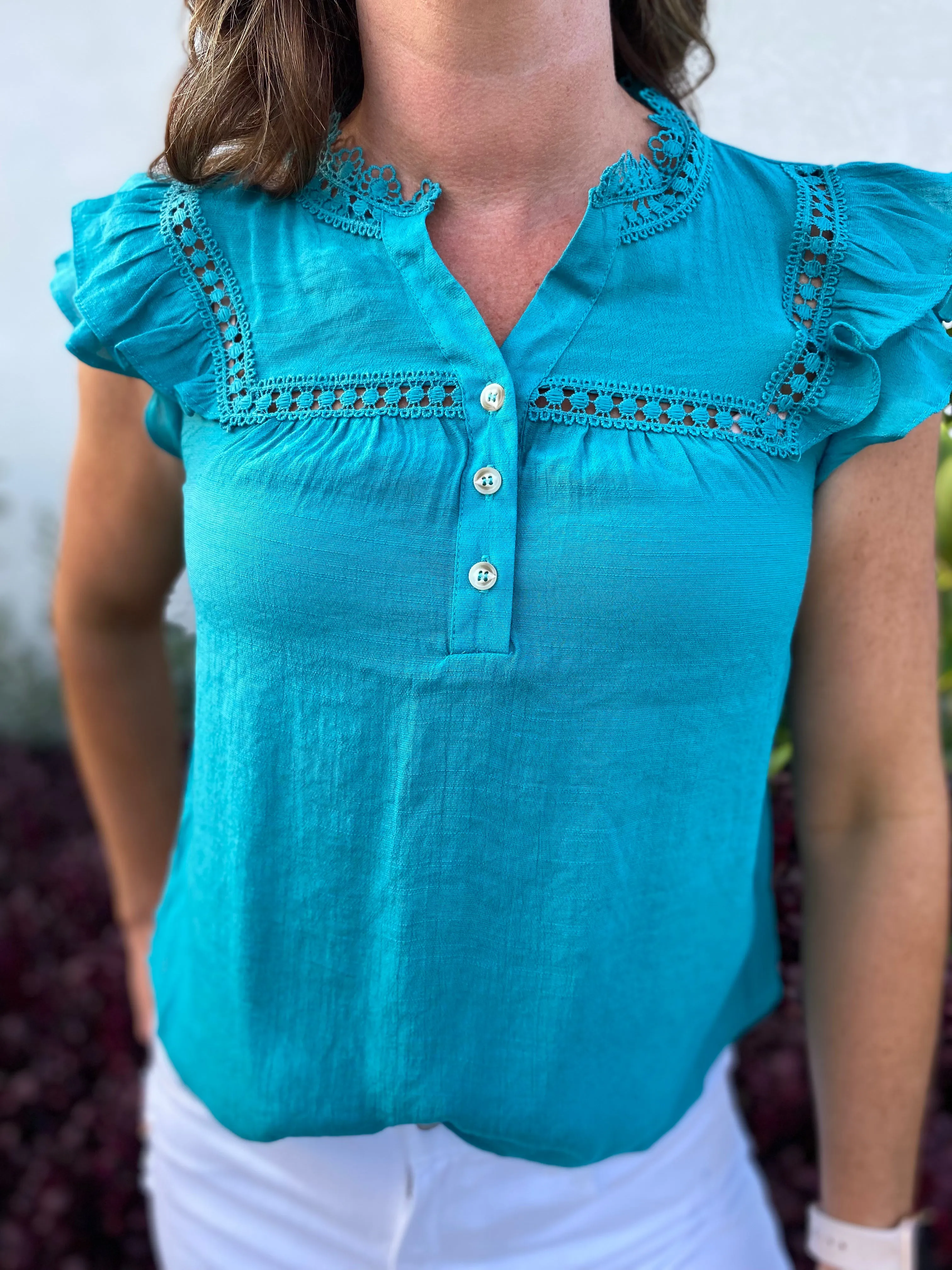 Turquoise & Caicos Top
