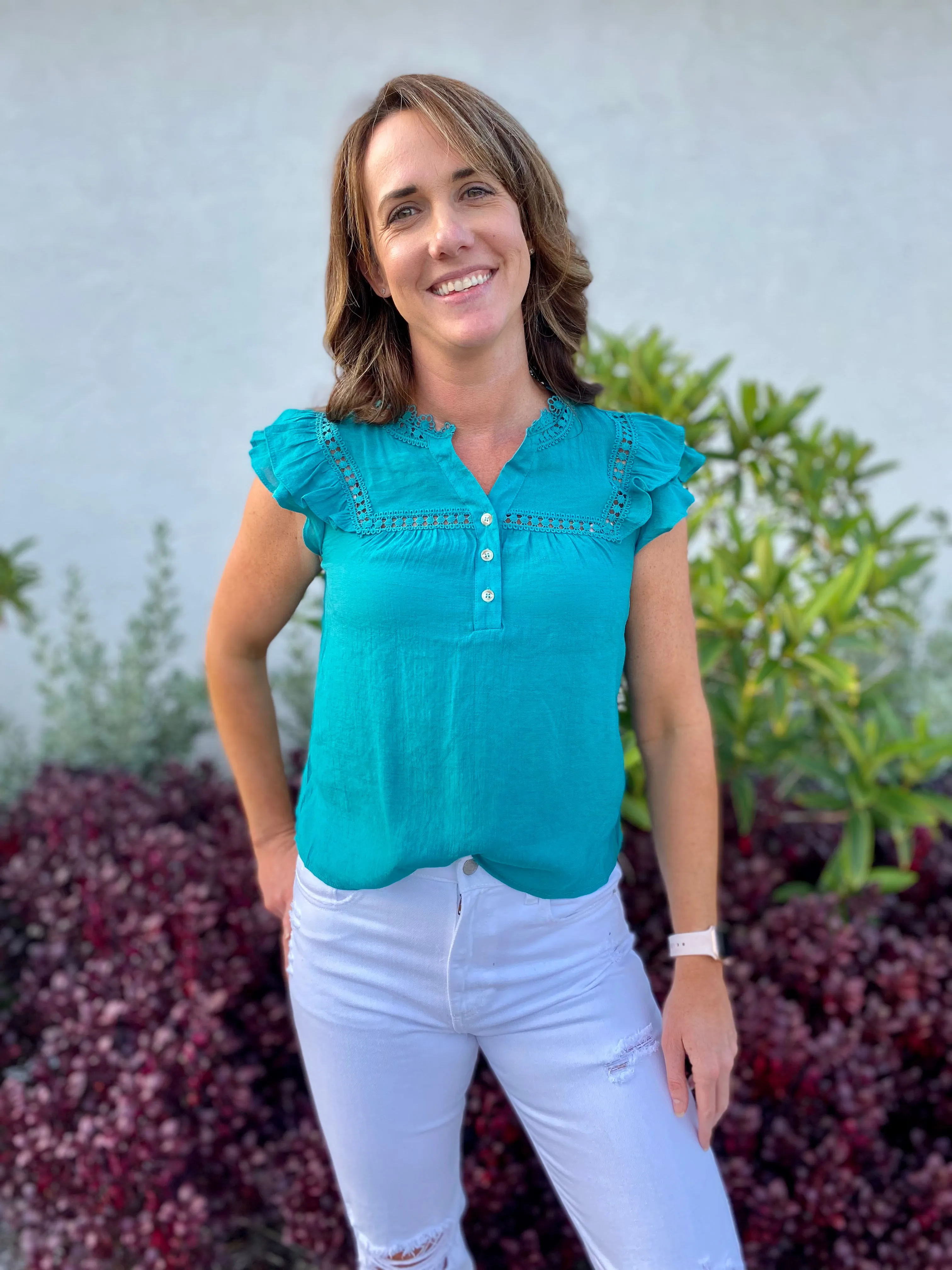 Turquoise & Caicos Top