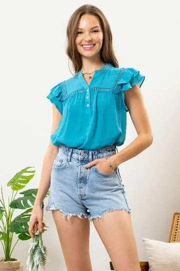 Turquoise & Caicos Top