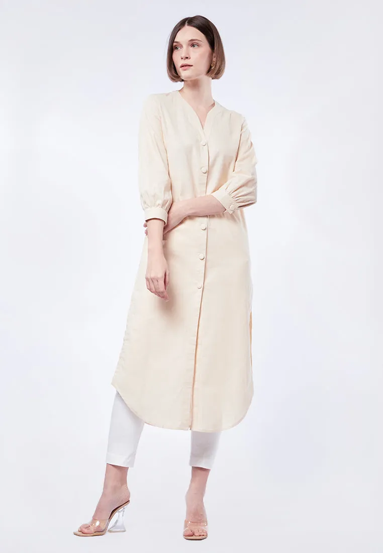 V-Neck Long Sleeve Tunic