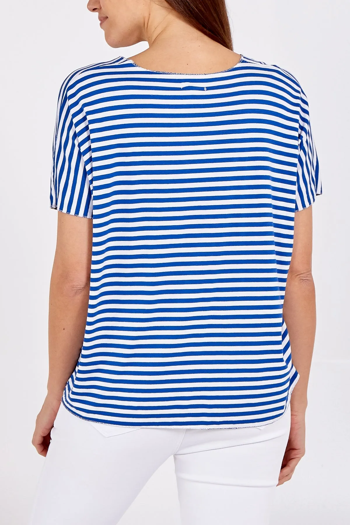 V-Neck Stripe T-Shirt
