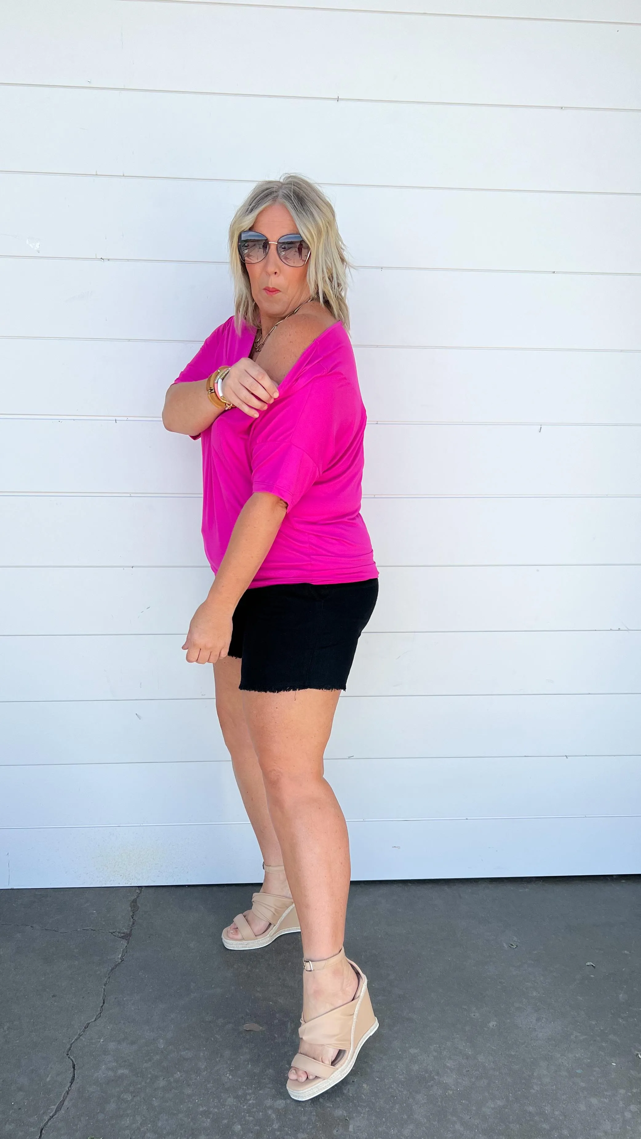 V-Neck Top - Final Sale*
