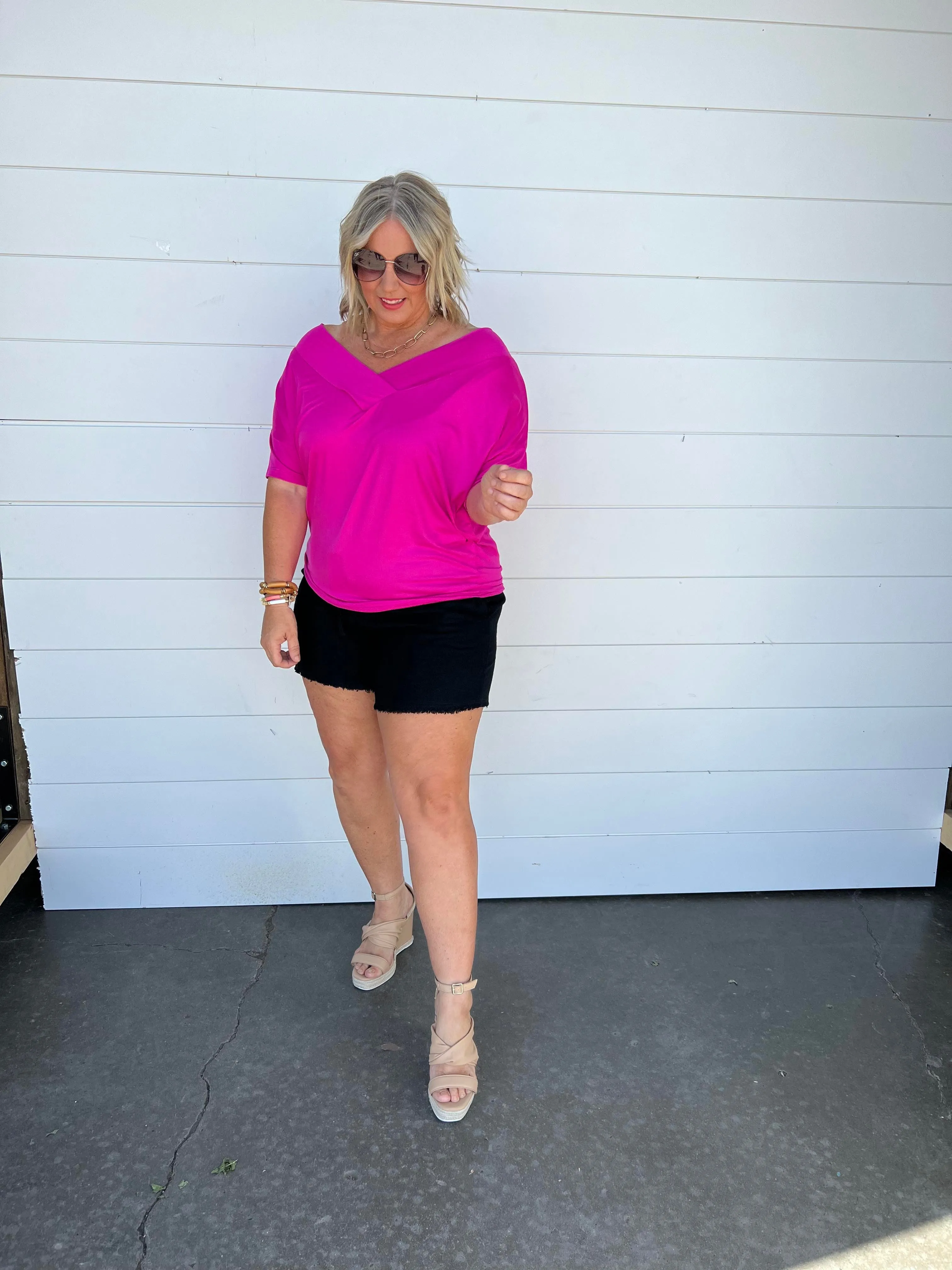 V-Neck Top - Final Sale*